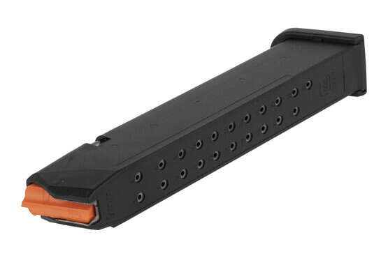 Glock 24-round 9mm double stack magazine is compatible with all generation of Glock 26, 19, 19X, 45, 17, 17L, 18, and 34 handguns.